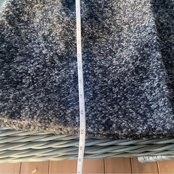 ❤️Laundry by Shelli Segal ❤️ 2. Grey Bouclè Coat w/ Brass buttons, flared style - Picture 12 of 16